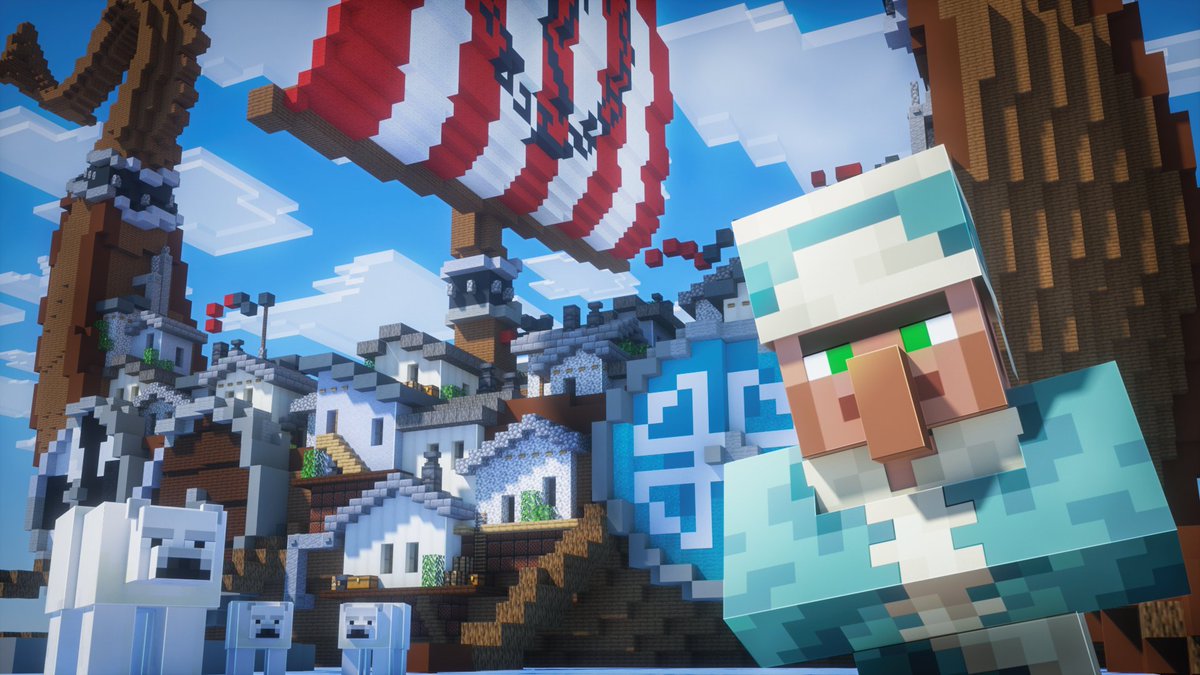 Claim your own ship in Norse Vikings! Be the leader of your own clan and conquer the world from your new survival base.❄️

Norse Vikings is available now on the #Minecraft Marketplace!
marketplace.minecraft.net/en-us/pdp?id=a…