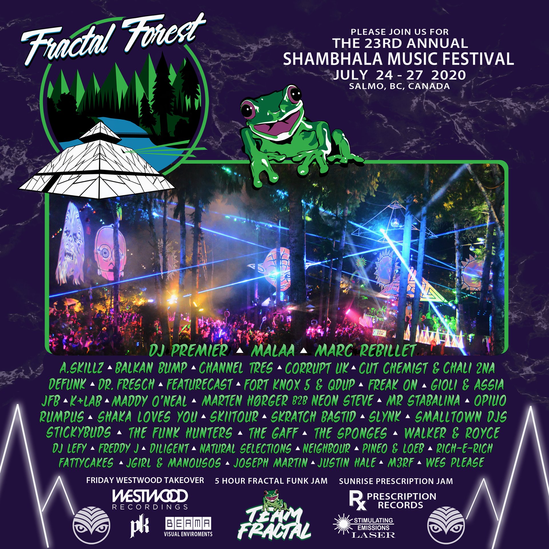 2020 Shambhala Music Festival lineup