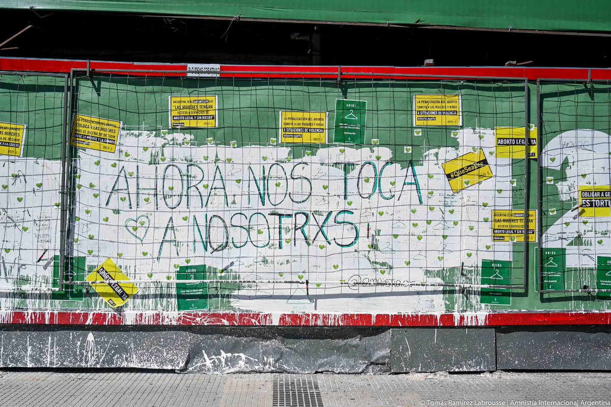 amnistiaar's tweet photo. Cuanto más intenten callarnos, más fuerte vamos a trabajar por el #AbortoLegal2020.

#SeráLey https://t.co/YKDuzppcN8
