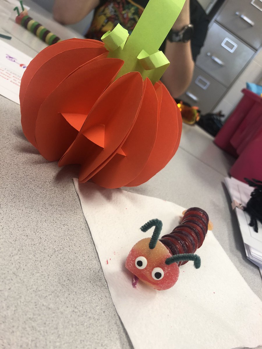 Ms_Stiffey's tweet photo. Getting creative in math class. #artclassinmath #spheres #veryhungrycaterpillar https://t.co/kWMK0GNNf0
