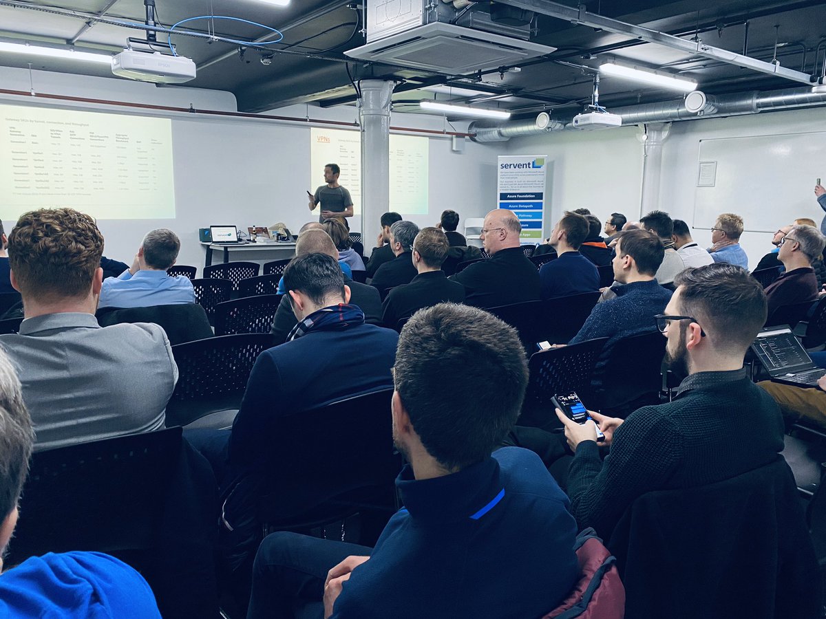 NorthernAzureUG's tweet photo. Let’s hear about Securing #Azure #Networks with @mbradl03
#NAUG #NorthernAzureUserGroup #MicrosoftAzure #microsoft #meetup https://t.co/nvmwuwlc43