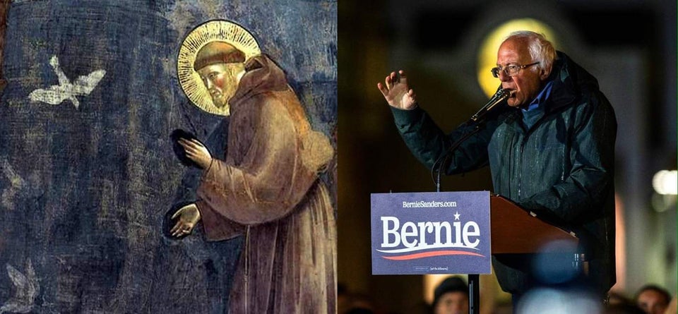 VECambranes's tweet photo. Oremus pro Sanctus Bernardus hodie! #catholicsforbernie #BernieSanders2020 #BernieIsMyPresident #supertuesday2020 https://t.co/RK3C1xOXxS