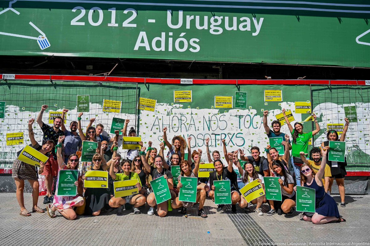 amnistiaar's tweet photo. #AbortoLegal2020
#SeráLey https://t.co/kVebyZ7SCI