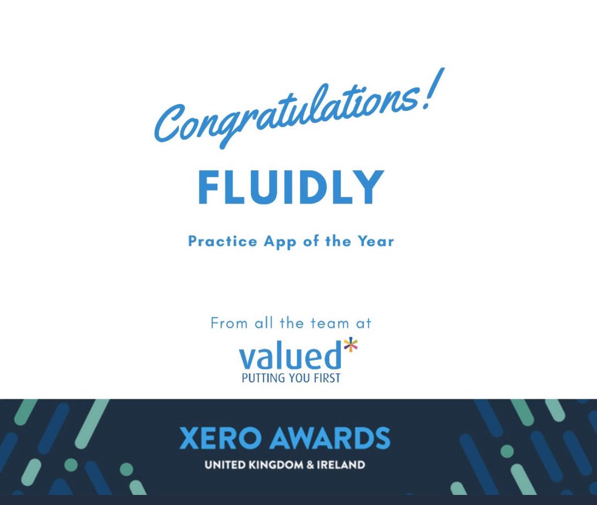 gavlafell's tweet photo. We’ve only went and won, congratulations to the whole @Fluidly team, who have been awesome this year and thank you to our partners and of course @Xero #xeroawards #intelligentcashflow https://t.co/0L1DKpBC1i