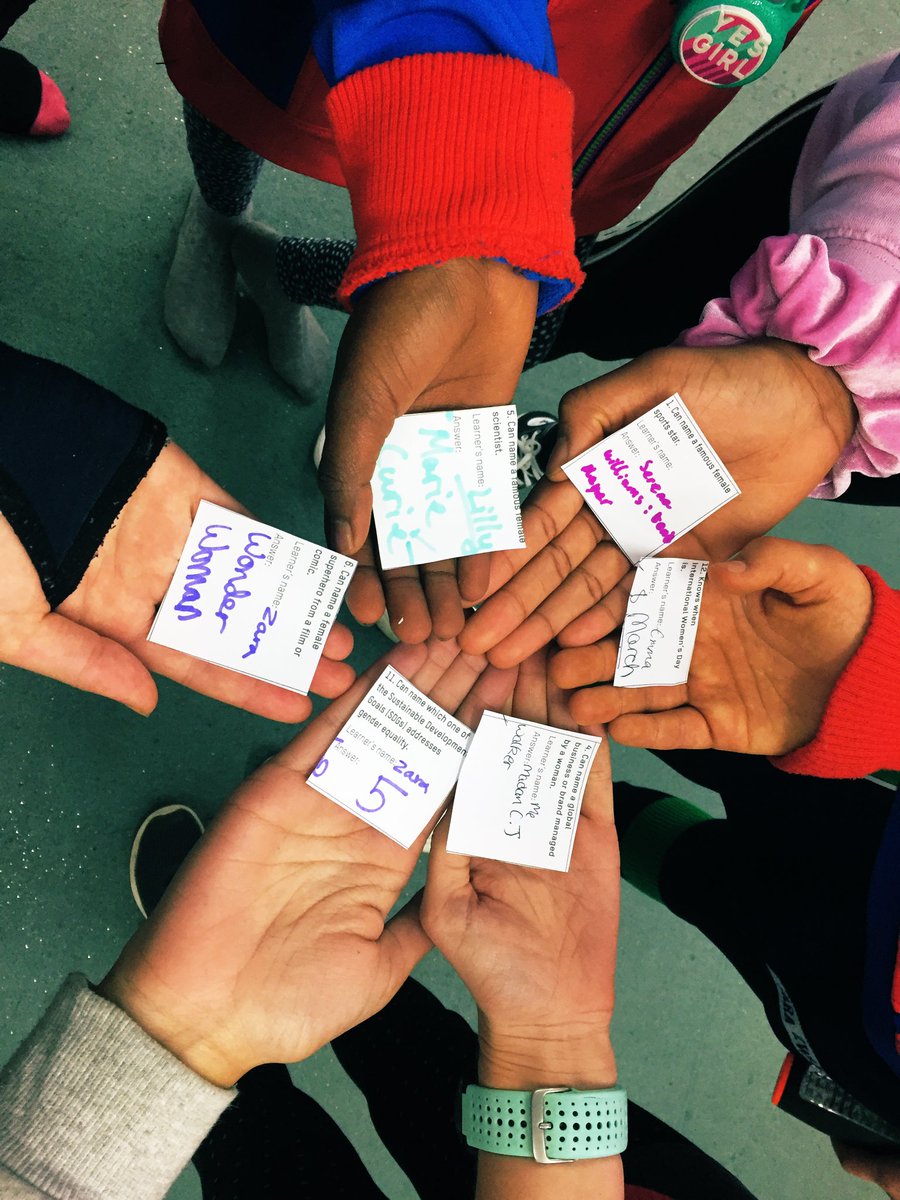 Learning from each other playing EQUIBINGO as part of our #InternationalWomensDay2020 guide session! #GirlPower #GenderEquality #TheseGuidesCan