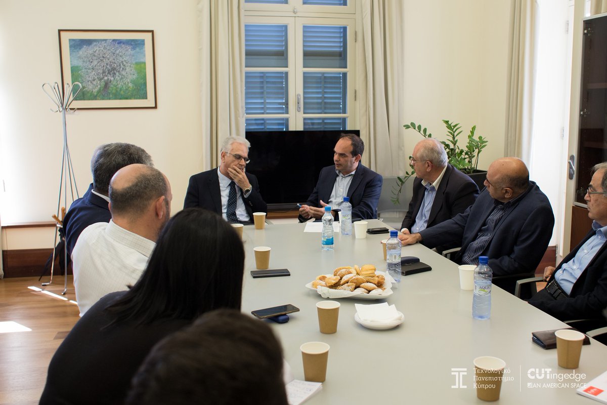 pzaphiri's tweet photo. Ευχαριστώ τον @GenSecAKEL, Βουλευτές και στελέχη για το ενδιαφέρον σχετικά με τα αναπτυξιακά σχέδια, προγράμματα στήριξης φοιτητών και ανοίγματα διεθνοποίησης του Πανεπιστημίου μας. Εποικοδομητική συζήτηση και ανταλλαγή απόψεων #CyUniTech #Development #Students #EU #AKEL https://t.co/aO17F7cw7N