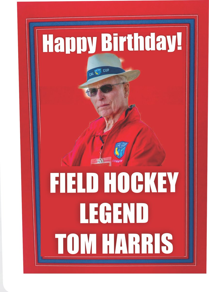 CaliforniaCup's tweet photo. Happy 84th Birthday to Field Hockey Legend &amp; Cal Cup Founder Tom Harris! https://t.co/MX4ID7n9bI