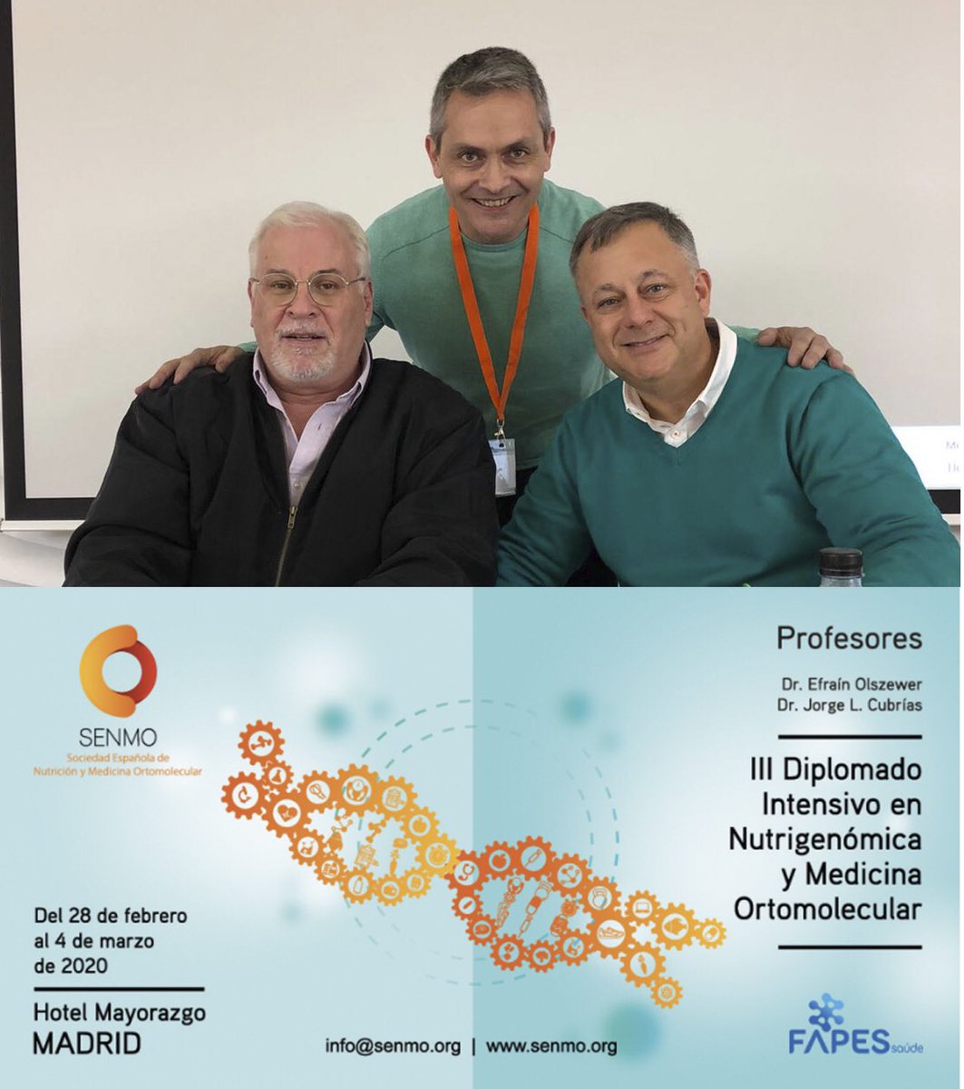 Trauma_Itramed's tweet photo. Por eso, este pasado fin de semana el DrDiego Ricciardelli ha estado en la III Formación Intensiva en Nutrigenómica y Medicina Ortomolecular organizada en Madrid por  @SENMO 

#formacion #medicinaregenerativa #medicinaortomolecular #senmo https://t.co/RlH3g2Q8ln