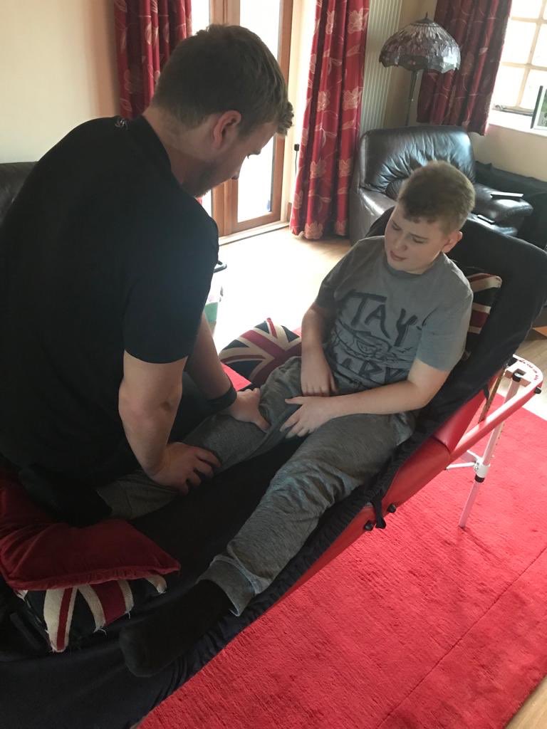 alexs_journey's tweet photo. Hi everybody! It’s Alex! I had Physiotherapy this evening. It was tough but I am working hard. 💪🏻🦿 #AlexandersJourney #ChildhoodCancer #TeamAlex #CancerRehab #StandForAbility #Physiotherapy https://t.co/Sv6ZJjBPFI