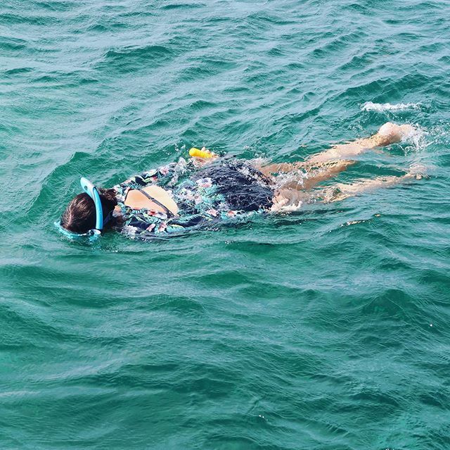 ParoDeeJay's tweet photo. Mermaid Dee in her natural habitat... We had such a fun day sailing with @jollypiratesaruba and living the pirate life again!! :D #JollyPirates #JollyPiratesAruba #Aruba #CrownPrincess #PrincessCruises #ComeBackNew #ParoDeeJay https://t.co/V8JfHeflgn