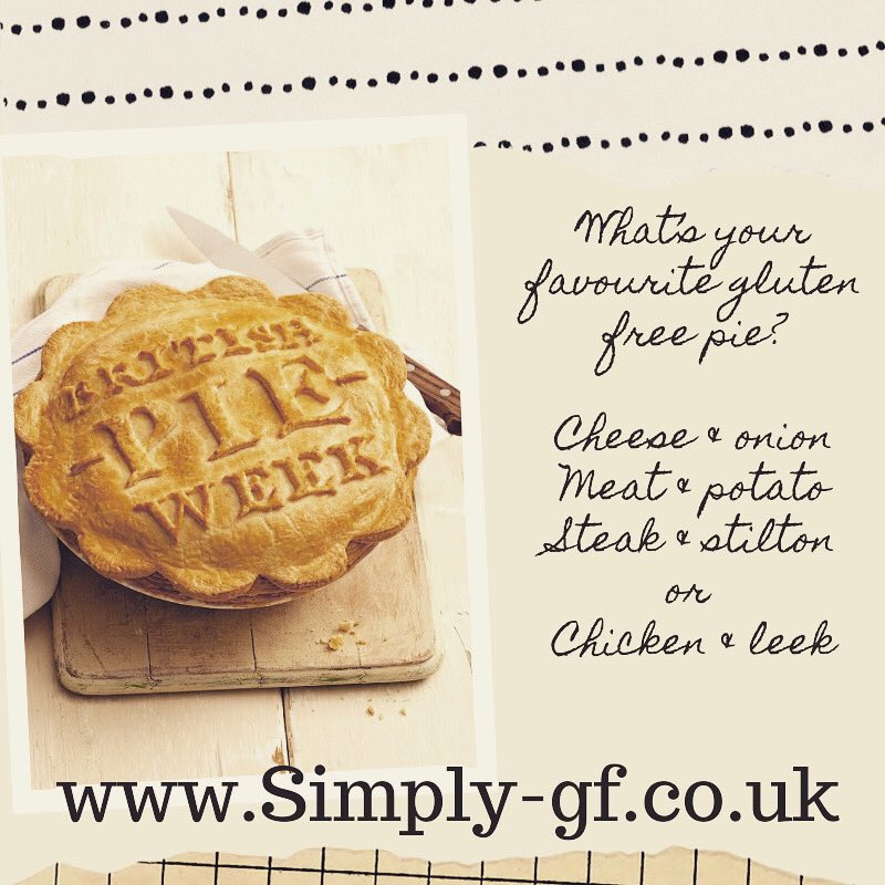 British pie week and it seems to be all about my gluten free cheese &amp; onion pie this week. ( my go to comfort food) do you have a favourite? #britishpieweek #glutenfree #norden
