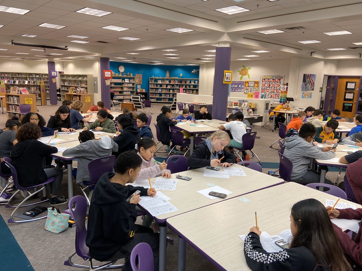 So pleased with students taking advantage of an opportunity to do math outside of class during the Virginia Math League competition!  #GunstonPRIDE #Everyoneisamathperson