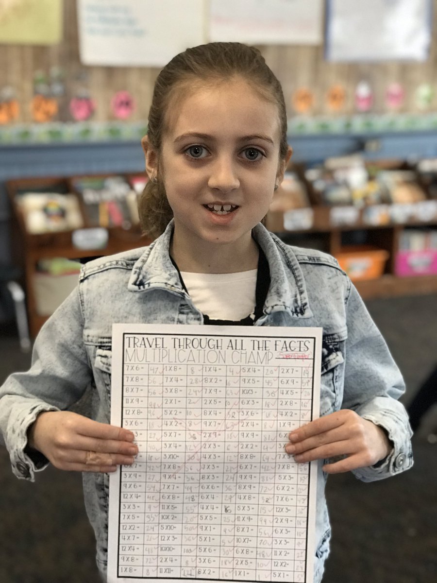 therealmiss2K's tweet photo. We have a third Multiplication champ! Congratulations Savannah! @NLS_Rochester https://t.co/gNEtFn305v