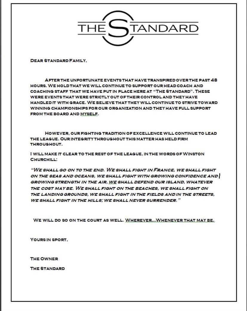 PE_The_Standard's tweet photo. Statement from the owner of The Standard https://t.co/sLIVeJpe2y