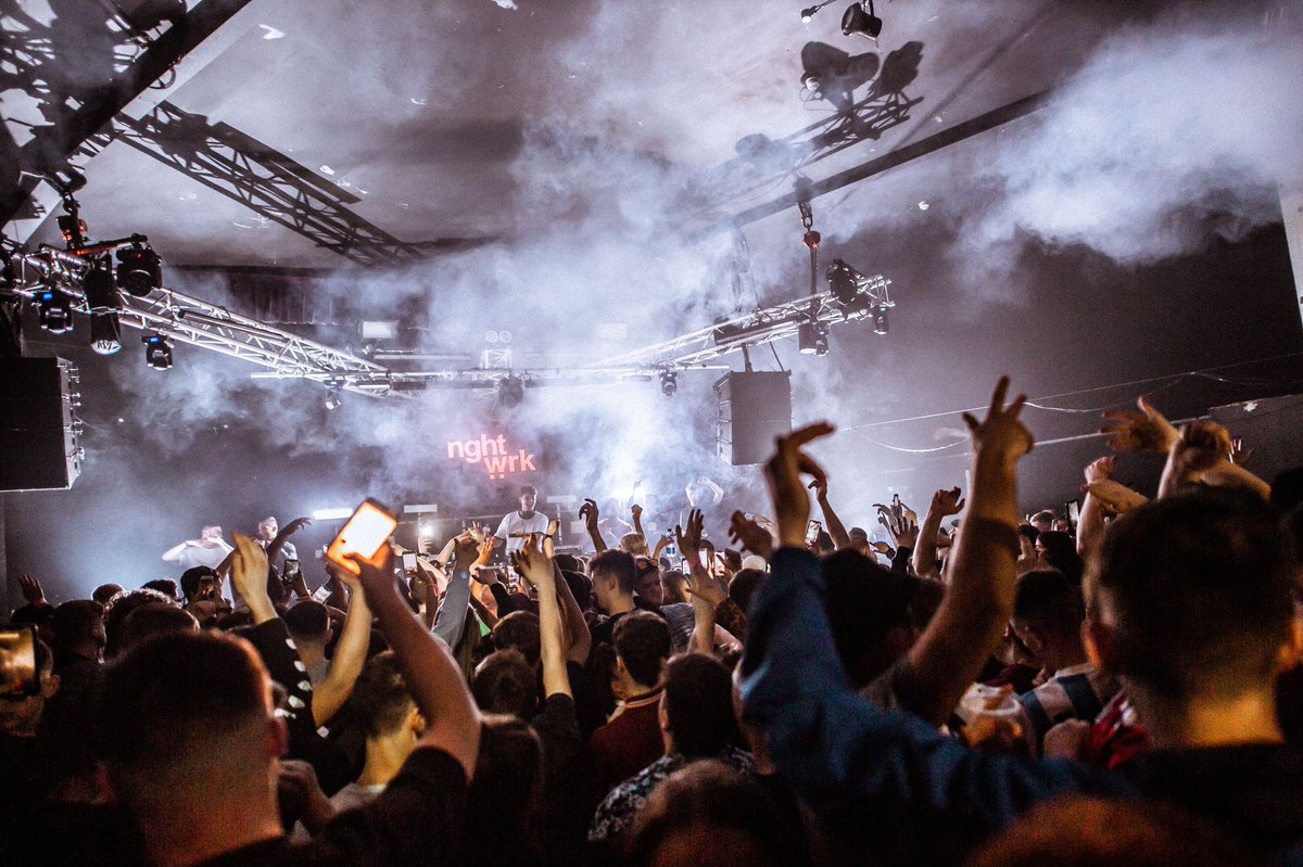 nghtwrk's tweet photo. Friday was a real special sold out one with @I_Skream. Legend if you made it, sorry if you missed tickets 💞⁣
⁣
We’ll announce the plans for our next party over the next few days. But trust us, you do not want to miss this one. Another first for the city. ⁣
⁣
28 03 20 📅 https://t.co/3Q5wB4sy7l
