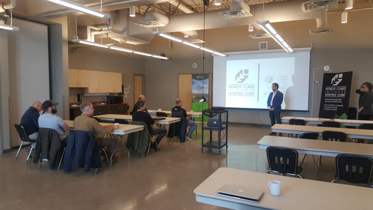 eco_ouest's tweet photo. And here we are in Melfort, Saskatchewan! Over the next few days, the Business-Climate Initiative will be in Yorkton SK, Saint-Jean-Baptiste MB, Drayton Valley AB and Neepawa MB.

Thank you to the municipalities that welcome us and to the federal government for its support! https://t.co/i2beos0cAc