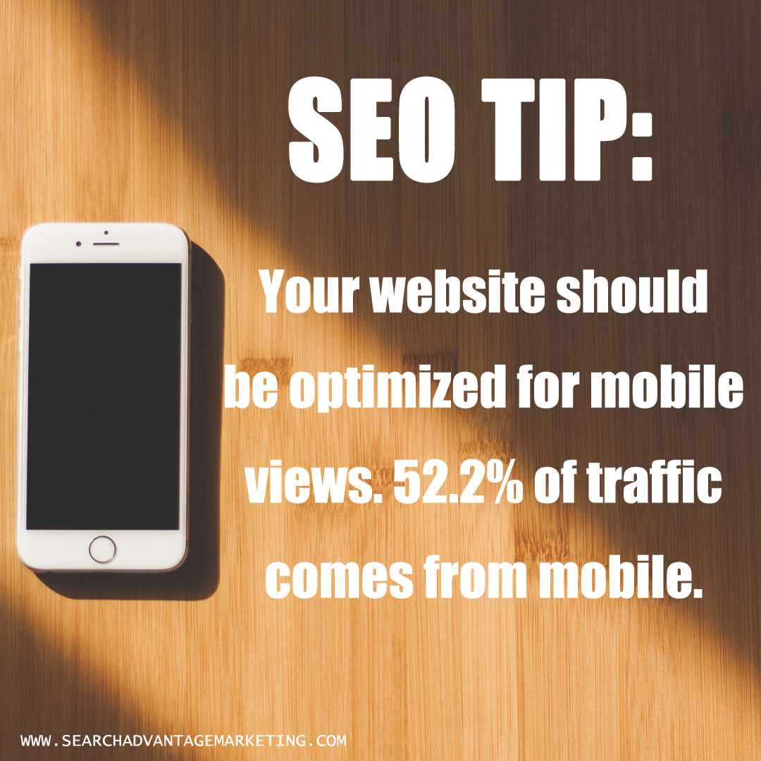 searchadvmktg's tweet image. #SEO #TuesdayTip - Is your website optimized for mobile? It should be. Contact us to find out how. #optimizedwebsite #mobilefriendly