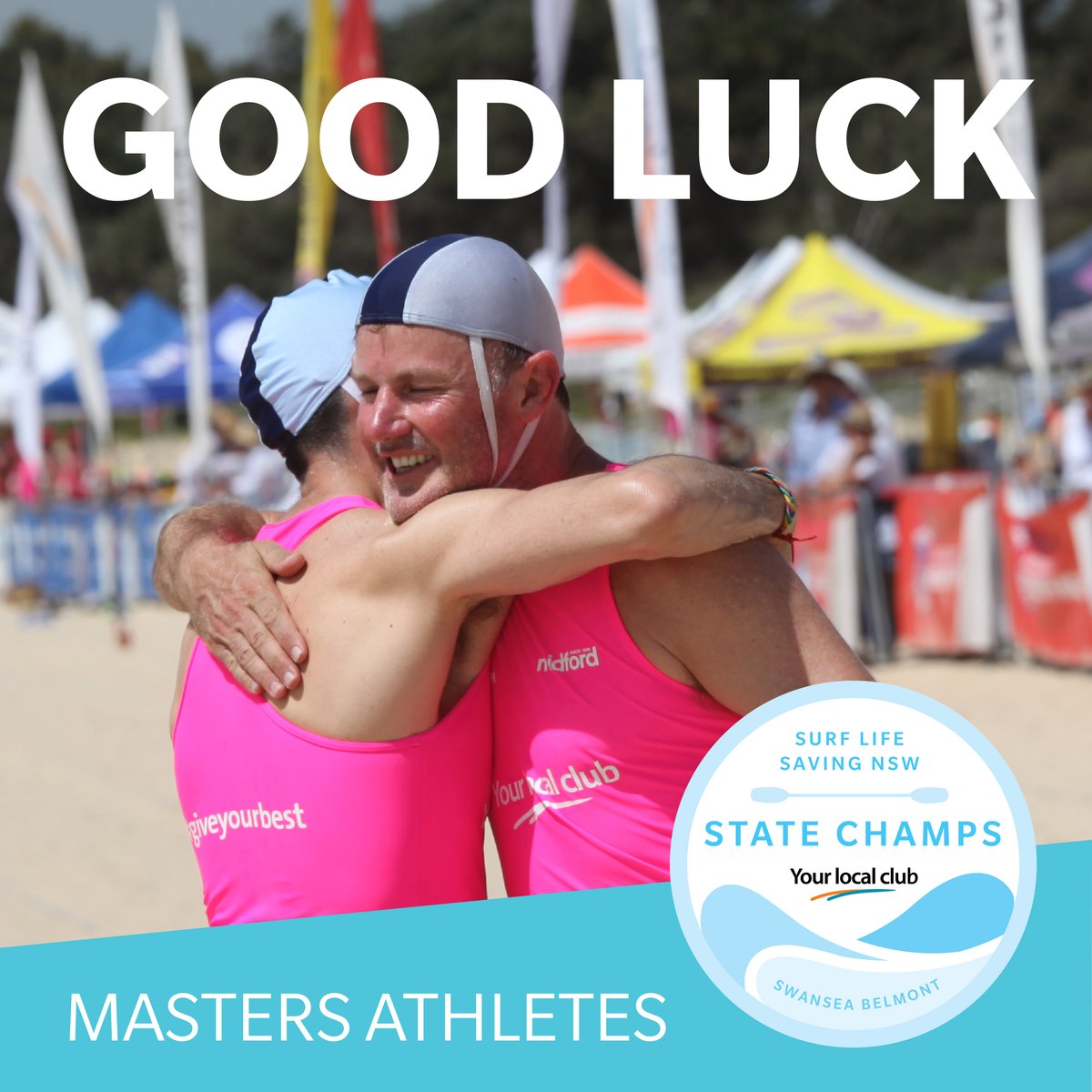 slsnsw's tweet photo. #STATECHAMPS20 // Good luck to all the Masters competitors battling it out for gold this week at Swansea Belmont SLSC! #StateChamps20
Event Info 👉 https://t.co/w2al1lpI3J https://t.co/8EdFl6eLUH