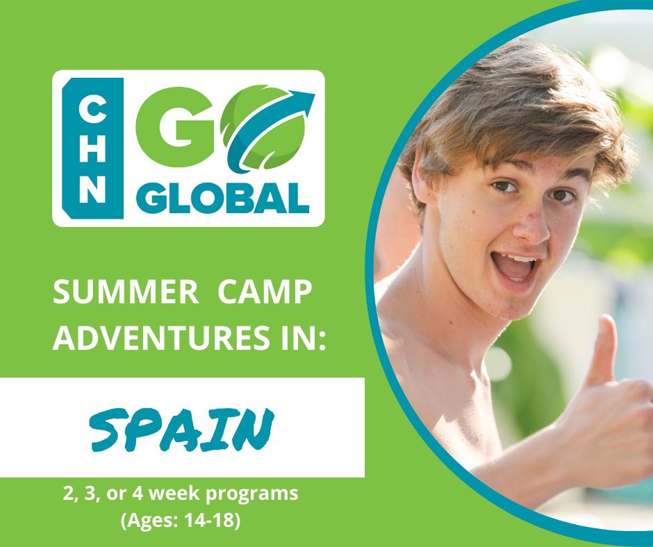 CHNGoGlobal's tweet photo. 3 Spanish camp options this summer: Barcelona Beach, Madrid, and Marbella Centro
📚 Language lessons weekday mornings 📝
⚽️ Activities and excursions afternoons and weekends 🤽🏽 https://t.co/lfXSKOgRcq #summercamp #languagelearning #spanish #yyz #yvr #yyc #yyj #yeg #yql #ywg https://t.co/xkBXNksaPI
