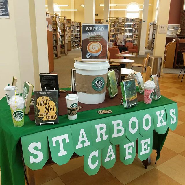 derrylibrary's tweet photo. Come visit our "starbooks cafe" 😀 #dpl #destinationderrynh #welovebooks https://t.co/6VSjfR5dqY https://t.co/duw9SM9aM0