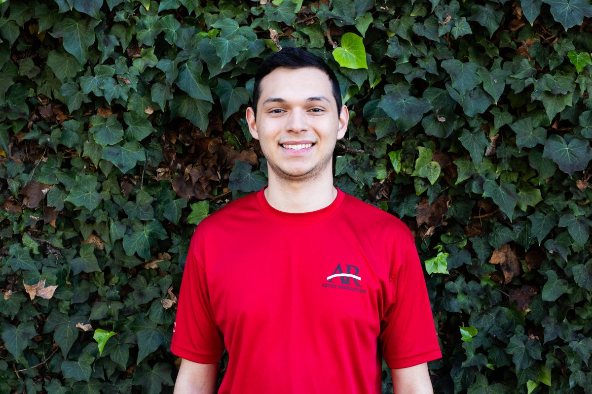 Aztec Recreation would like to congratulate our March #EmployeeoftheMonth, David Oyos! David has worked for our Member Services for over a year and has become a stellar employee. Thank you David, we are lucky to have an employee like you❤️🖤! #AztecRec #SDSU