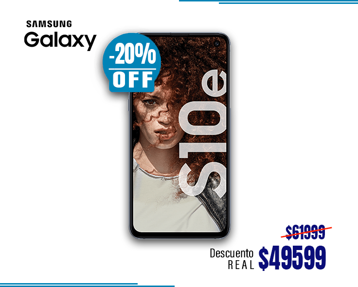 GrupoMarquezLP's tweet photo. SAMSUNG GALAXY S10e
Increíble efecto bokeh
Gran capacidad de almacenamiento
Reconocimiento facial
Pantalla Dynamic AMOLED 5.8" de 1080 px x 2280 px.
2 cámaras traseras, con una principal de 16 Mpx.
Cam frontal de 10 Mpx.
Mem. int. 128 GB
Conseguilo -20% OFF en #GurpoMarquez https://t.co/y4CTB4xp7i