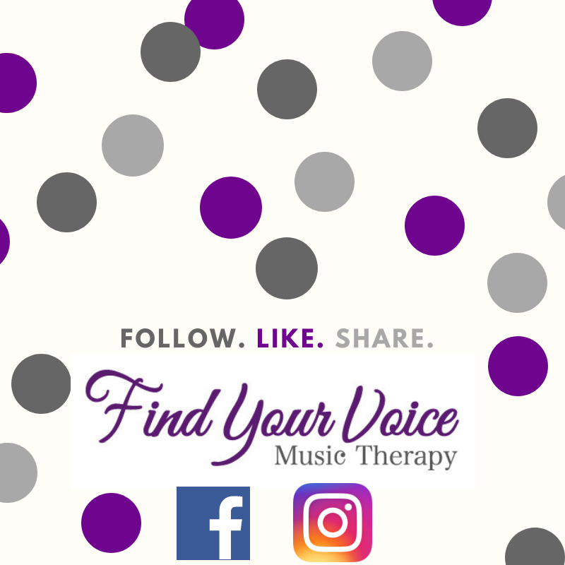 FindYourVoiceMT's tweet photo. Hello FYVMT Family!  A notice to let you know that at the end of the month we will be closing our twitter account.  Please follow us on Facebook and Instagram for all FYVMT &amp; music therapy updates! =) #joinus #facebook #instagram #socialemedialove https://t.co/Btr2YyxbpE