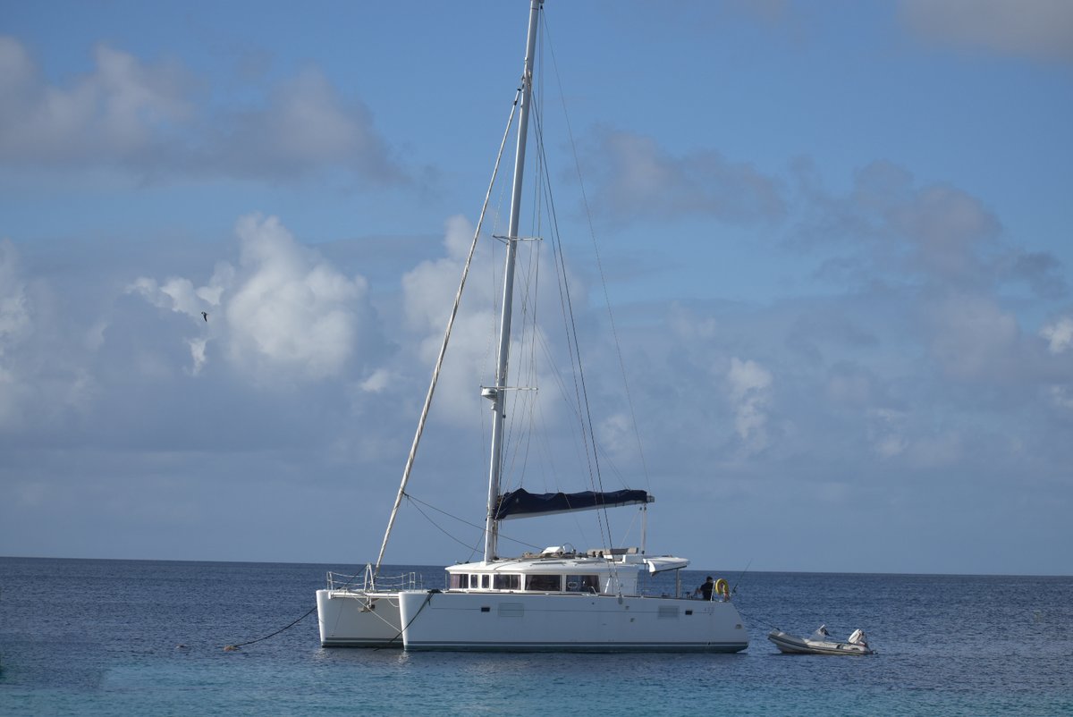 yachtaddict's tweet photo. Lagoon 450, Owners version from 2015. $470.000. Watermaker, Generator, Solar panels, Washing machine, New battery bank, BVI Registration, B&G navigation equipment. https://t.co/cjyQjwGos3 for pictures and video #lagoon #forsale #caribbean #ownersversion #multihull #boatsdotcom https://t.co/b0N9k2Fn53