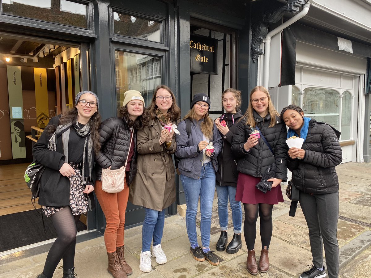 WestoverRasin's tweet photo. Taking in the beautiful sites and delicious snacks! @No1Cathedral #WestoverMusic #WestoverGlobalPrograms https://t.co/SDqOIXXldv