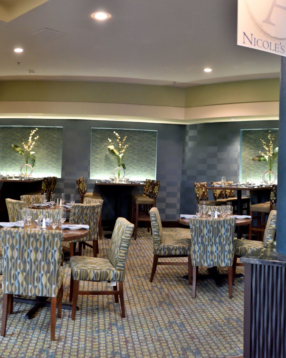Nicole's is a semi-private space with a mixture of high-top and low-top seating. This space is ideal when used as a reception area to the Maria's Room or can be used by itself. For more information about private dining or to plan your event, for more information call 410.423.0813