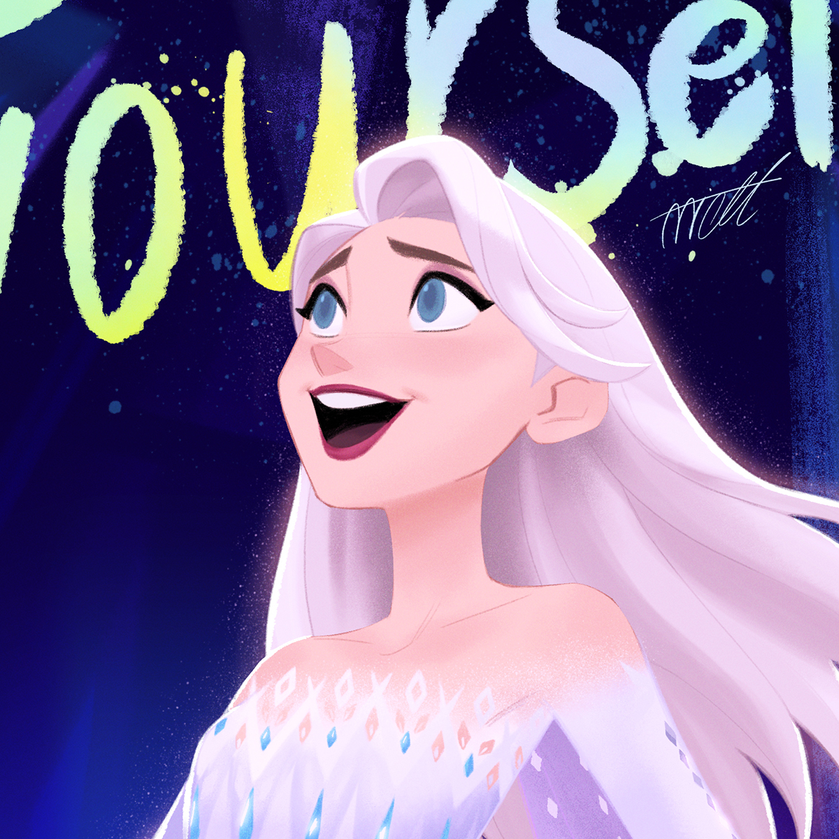 wallpapers Elsa Frozen 2 Fan Art Show Yourself art frozen frozen2...