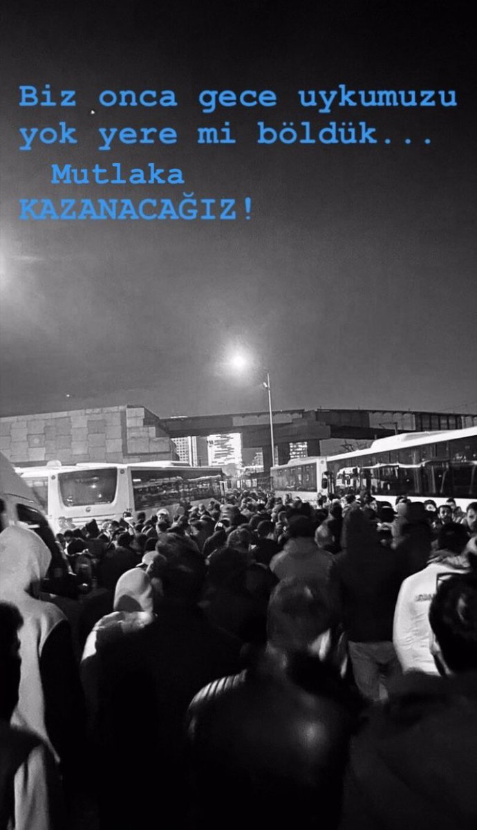 Biz Onca Gece Uykumuzu Yok Yere mi Böldük...
      Mutlaka
KAZANACAĞIZ!
#YüreğiOlanSahadaKorkaklarMasada