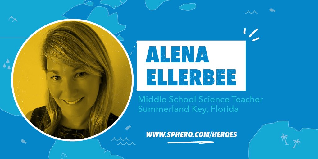 Welcome to the Sphero Family, <a href="/alena_ellerbee/">Alena Ellerbee</a>! Everyone, say hi to Alena from Summerland Key, FL. #BeyondCode #SpheroHero