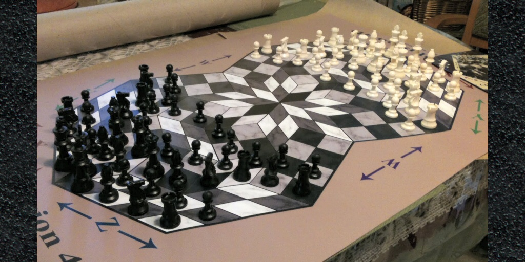 Cliff Pickover on X: Fortress chess is a 4-player chess variant