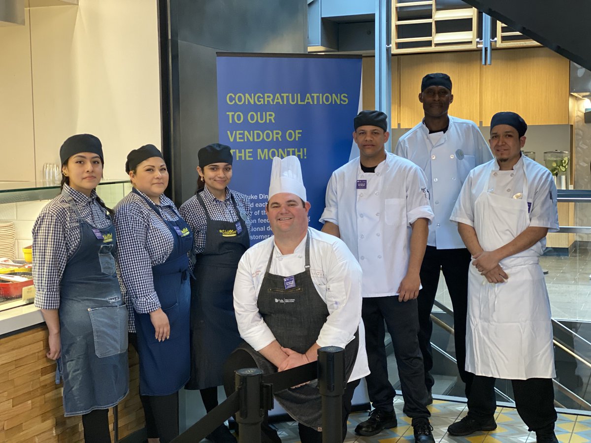 DukeDining's tweet photo. Congratulations to The Skillet on receiving our “Vendor of the Month” Award! Vendors are selected based on Health Department, inspection, & Mystery Diner scores, as well as training performance & feedback from YOU! @Duke_SA @DukeU @DukeStudents #dukedining https://t.co/pTi531mNbg