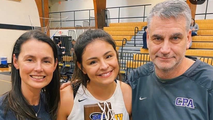 CPAalumni's tweet photo. @SavannahLegate ‘17 and her basketball team from @OglethorpeUniv won the SAA Championship, where Savannah was named SAA Tournament MVP! Way to go, Savannah! #CPAalumni https://t.co/moOkfVshRa