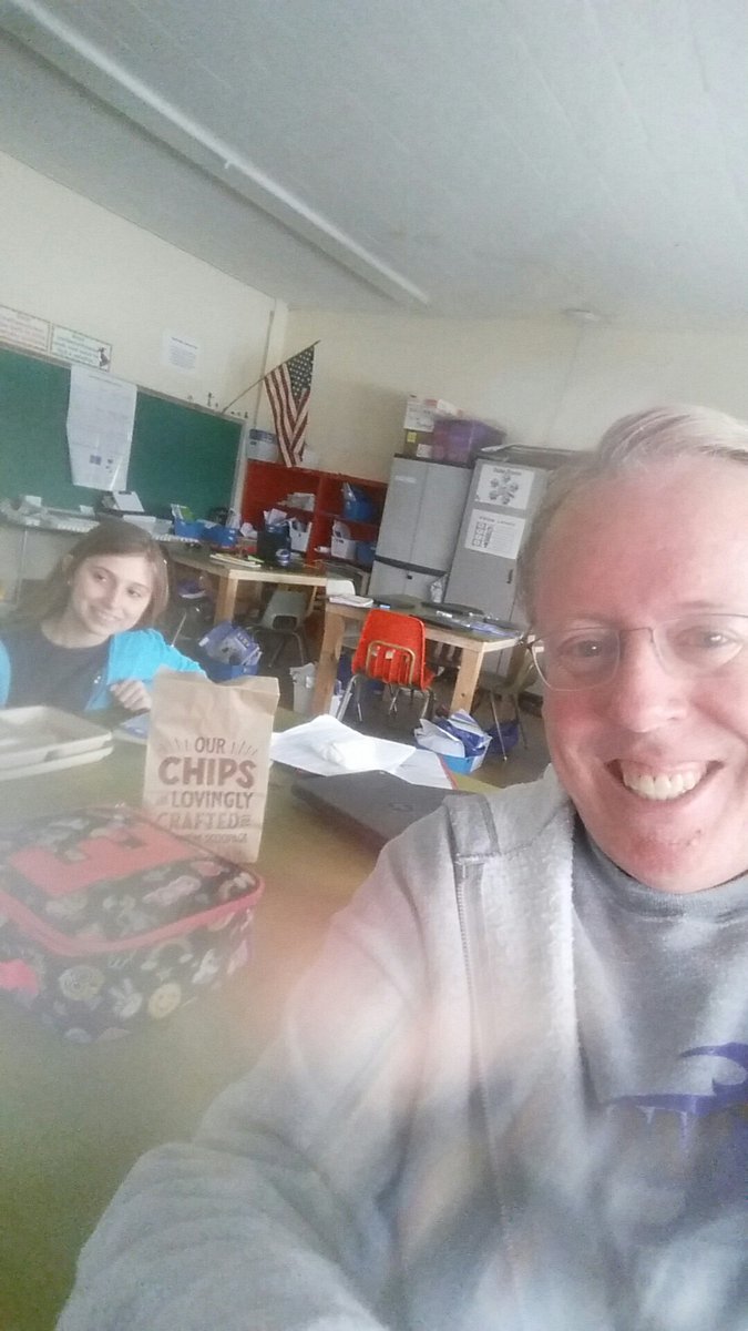 Munchin' with Mr. Neff.  Congratulations to Kayla L. for earning Star Student for the month of January.  So proud of all your accomplishments.  Well deserved award.<a href="/neffst205/">Coach Neff</a>.<a href="/PCSDpleasantval/">PCSD Pleasant Valley</a>