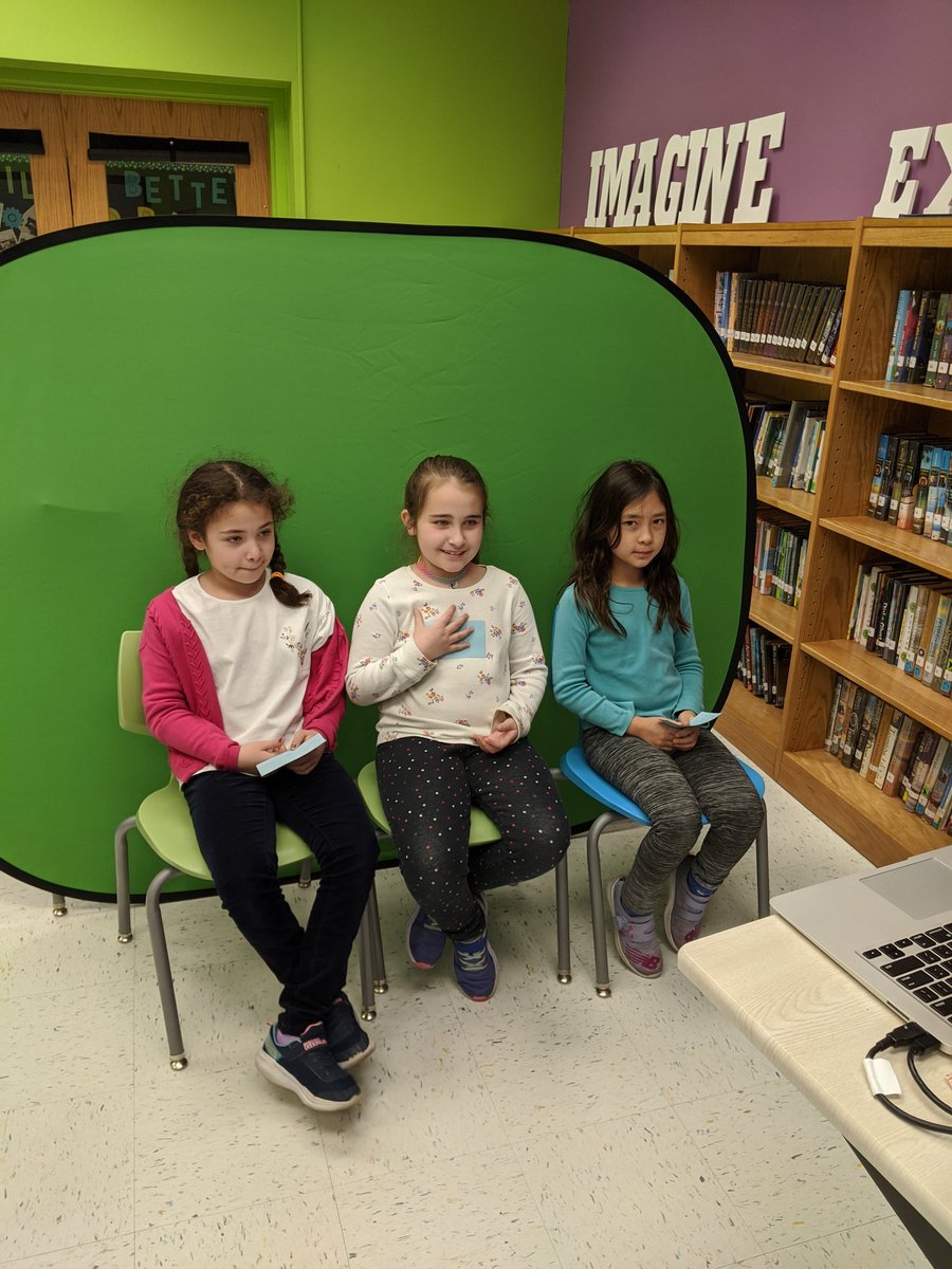 Have you read any good books lately? Nothing is better then getting a book recommendation from a friend.  Mrs. Foti's <a href="/JenniferFoti3/">Jennifer Foti</a> 2nd grade filmed their book picks using iMovie and the green screen.  Thanks Mrs.Bagish! @MrsBagish <a href="/WyomingElem/">Wyoming Elementary</a>