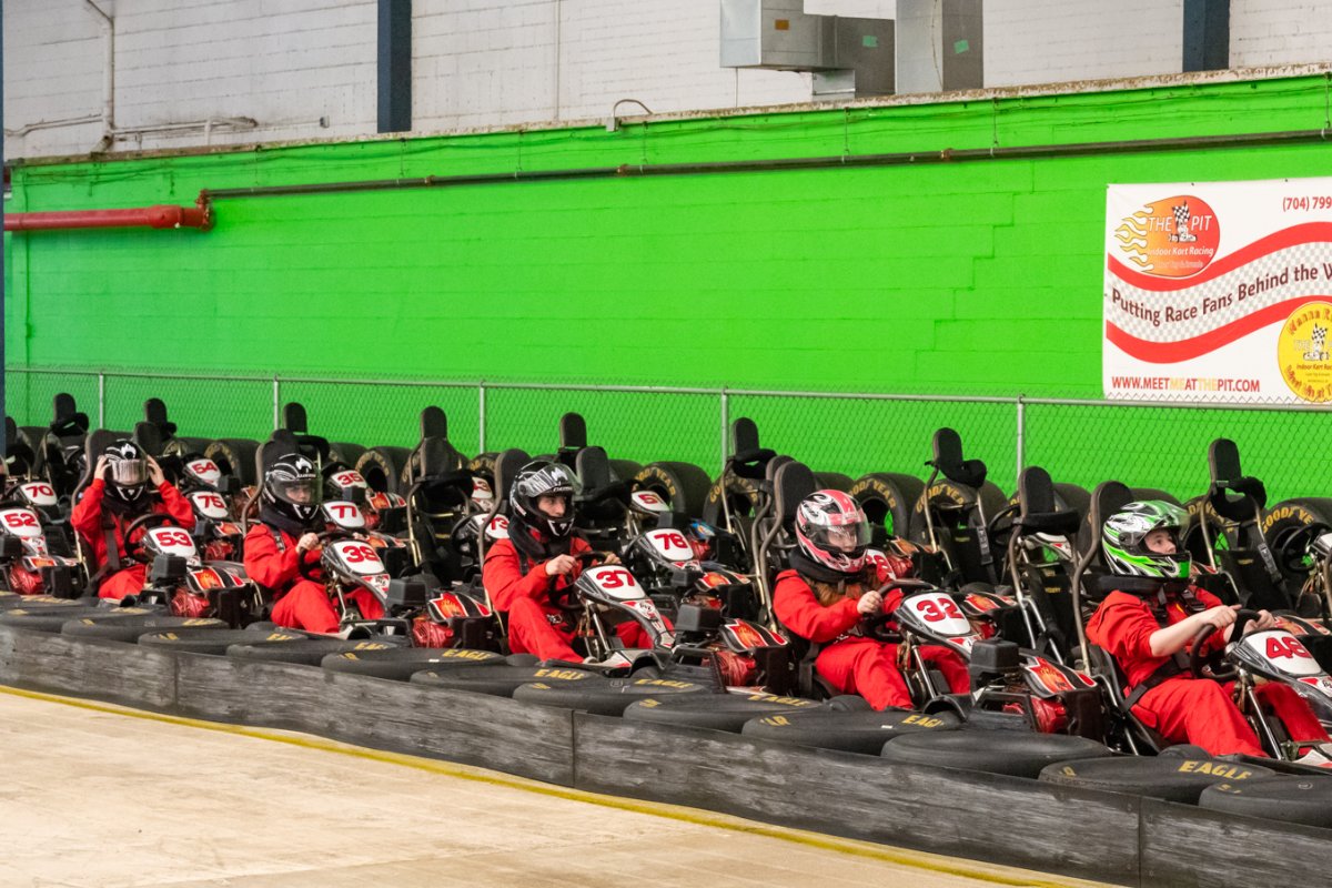 The Pit Indoor Kart Racing (@thepitkarttrack) on Twitter photo Racers, start your engines! Do you have what it takes to cross the finish line first? Racers, start your engines! Do you have what it takes to cross the finish line first?