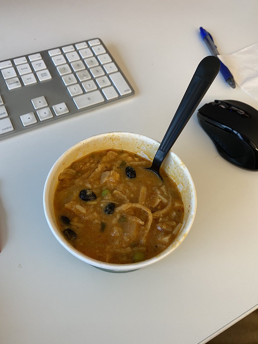 connerhaenszel's tweet photo. May have gotten food poisoning from this bowl of Chicken Tortilla soup. 

Please vote for Bernie. https://t.co/dWxgsEkrQd