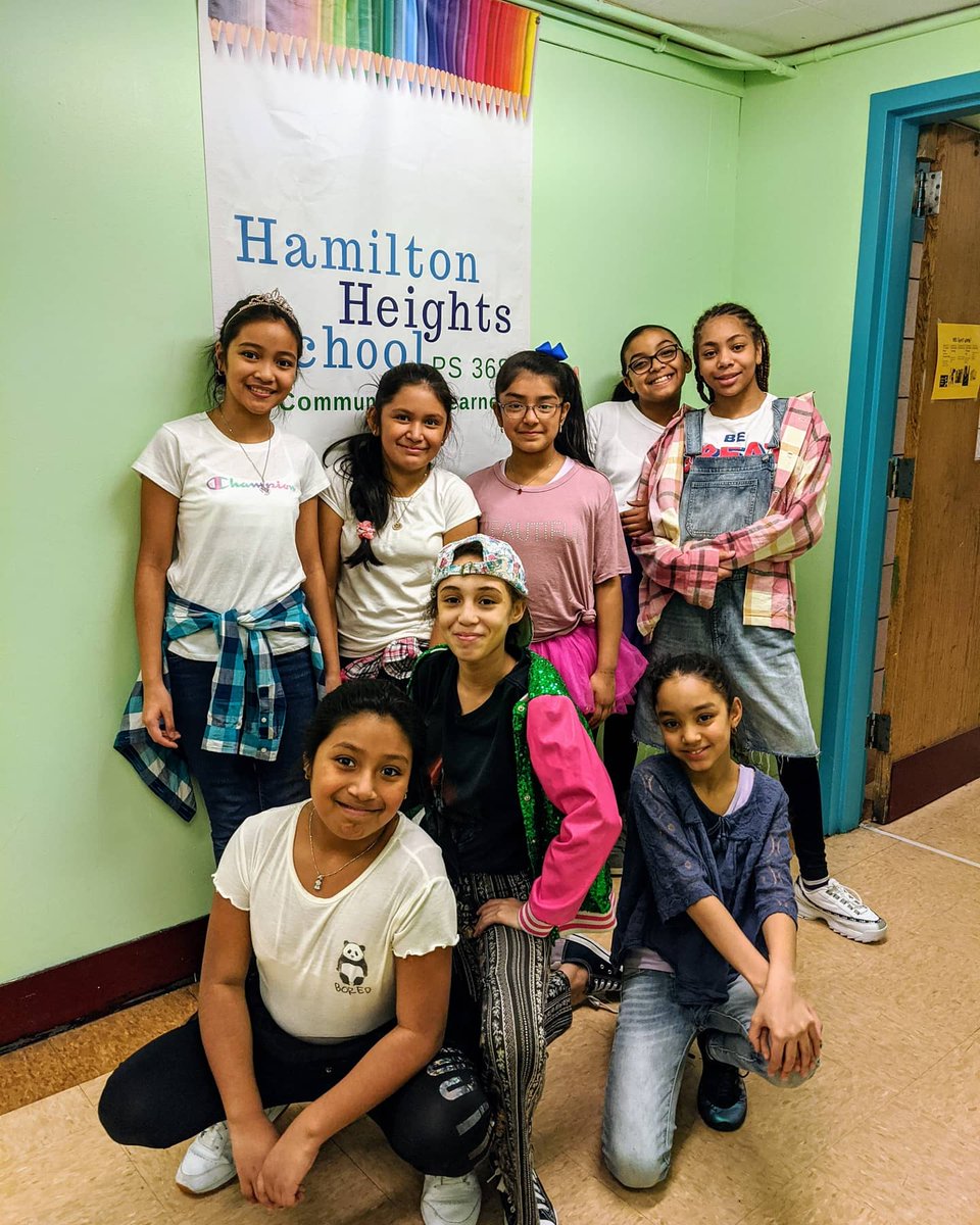PS368Family's tweet photo. Spirit Week's 'Throwback Tuesday' theme was a huge success today! Students and staff from all grades dressed up to show off their 80's and 90's spirit! We can't wait for tomorrow's Career Day theme! Check back for more pictures! #ps368 #spiritweek #hhsspiritweek https://t.co/oqakLQkAfk