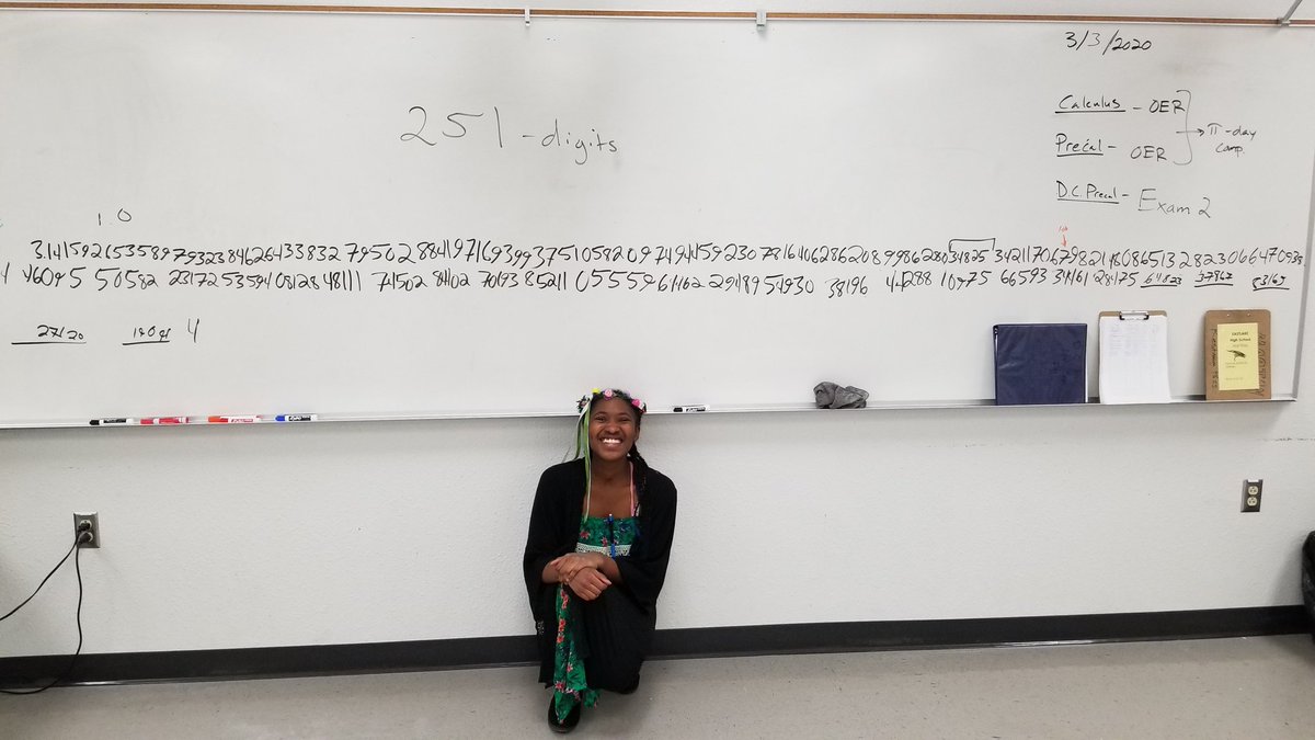 Morton_EHS's tweet photo. Graishawn from 6th period Ap Calculus Ab smashes the record with 251 digits. ๐ฎ๐ https://t.co/YPqtNr4QeZ