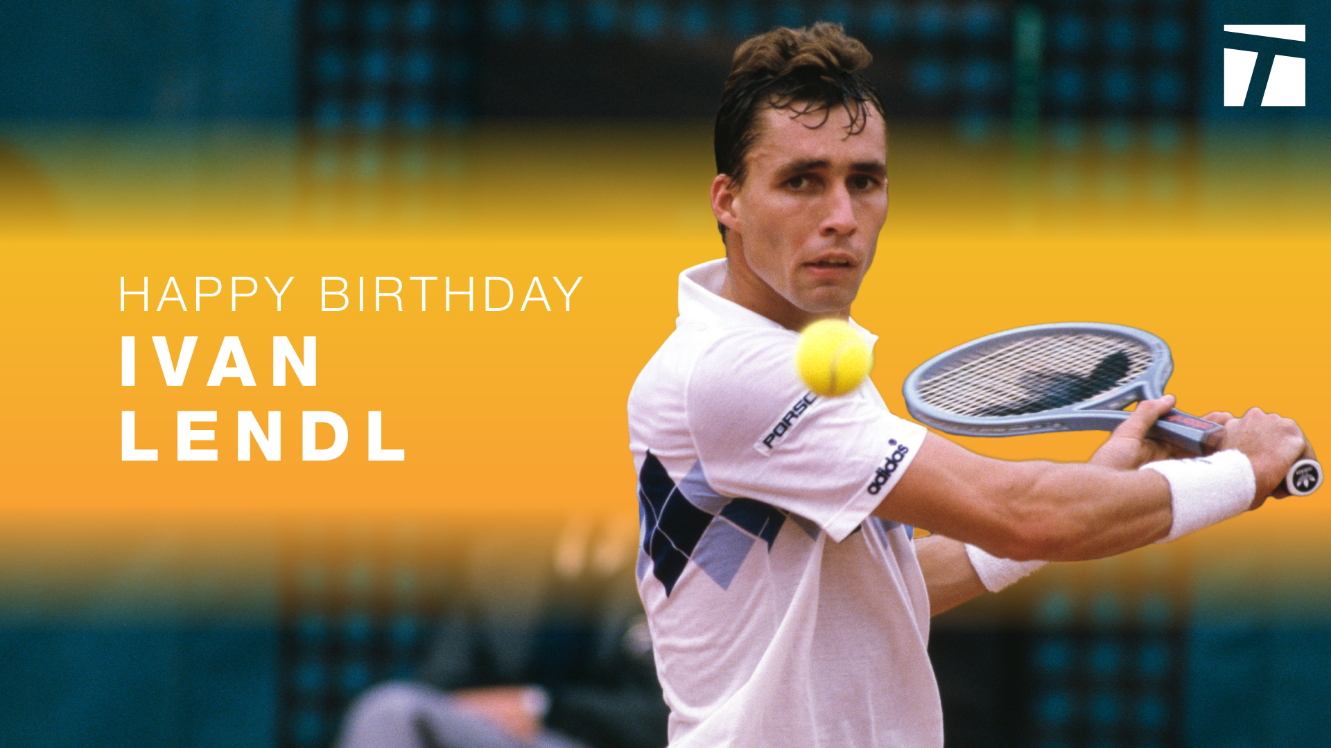 Happy birthday to former No. 1, 8-time major champion, and Hall of Famer Ivan Lendl. 