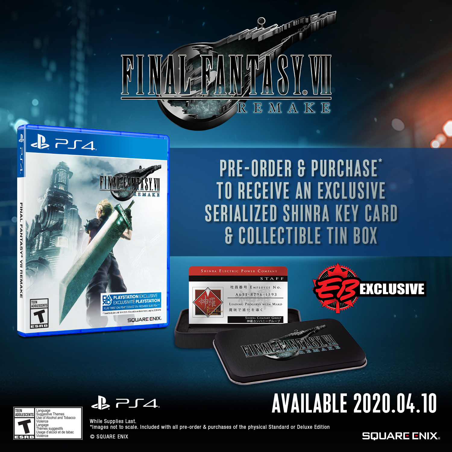 Final Fantasy VII Remake Listed for Xbox One by GameStop; Schreier Says Game Should Launch in 1H 2020