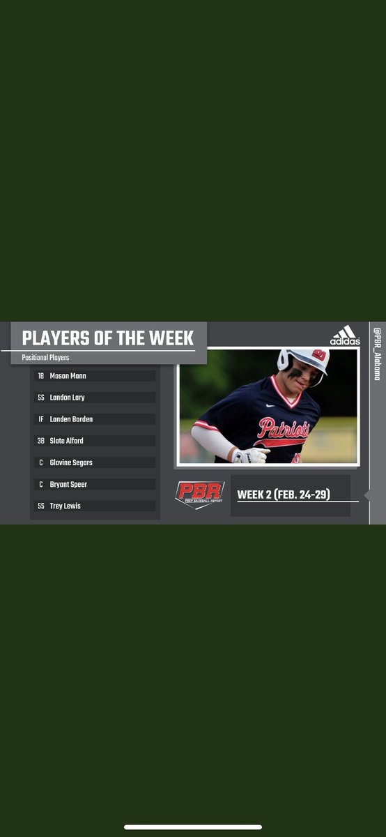 Good start to the season, let’s keep rollin! @PBR_Alabama <a href="/hornet_baker/">Baker Hornet Baseball</a>