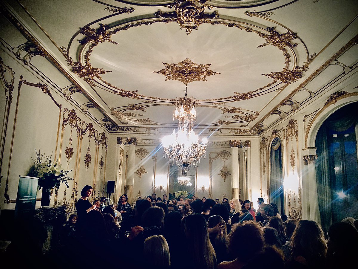 A very glamorous evening at @IrelandEmbGB celebrating #InternationalWomensDay in style! Very interesting to hear @janeonbike and looking forward to my @sugru challenge! Thank you @winwomenuk and @angelabradyRIBA looking forward to the next event!
