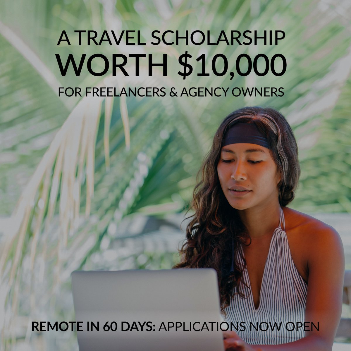 What if it was possible to...

-> Run a successful business 
-> Working <30h/w
-> ...and #travel the world?

It is! It's taken us 10 years - you can do it in *60 days only*.

Apply for our $10k #remotein60days scholarship here: wifitribe.co/remote-60-days…

#onlinebusiness #remotework