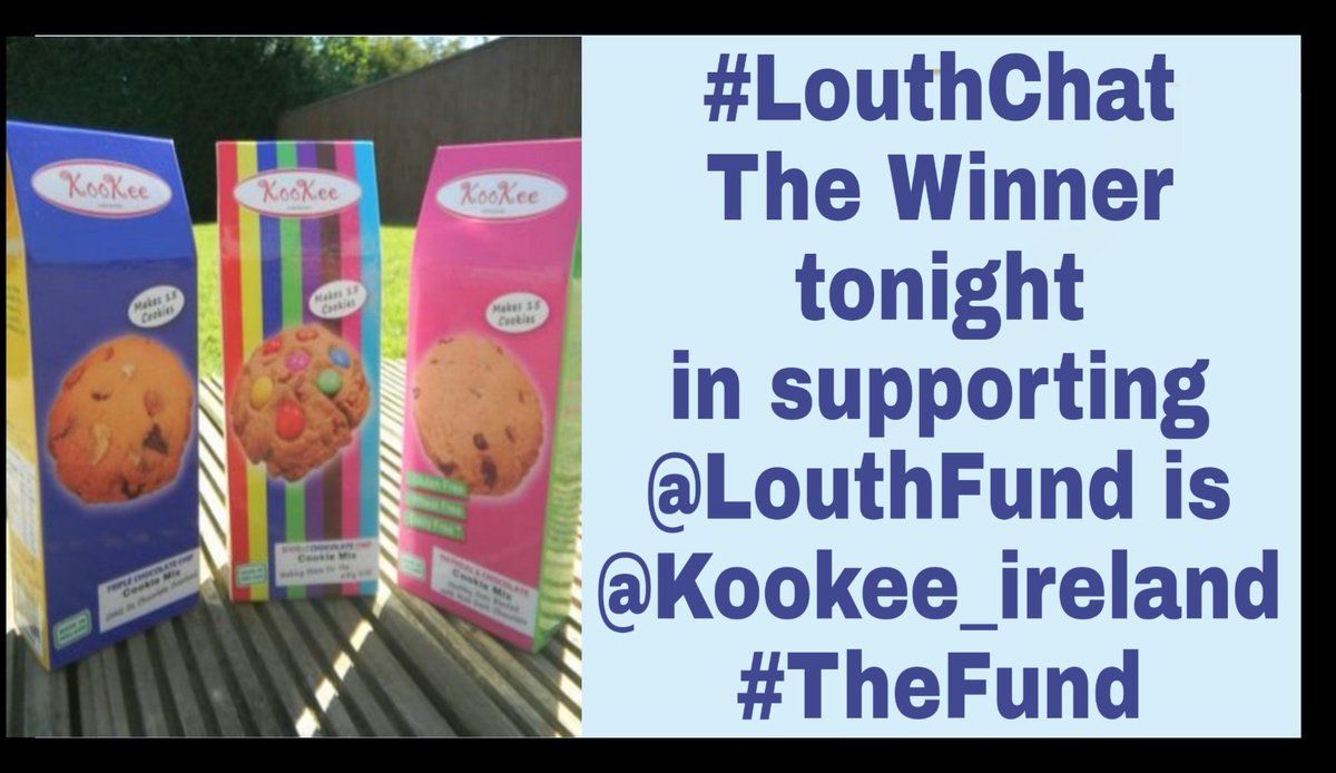Winners tonight in Supporting <a href="/LouthFund/">Louth County Enterprise Fund</a> Pauline &amp; Damian of <a href="/Kookee_ireland/">Pauline Clarke</a> &amp; the  prize is 2 vouchers for Tour, Pizza &amp; Beer Carlingford Brewing

Thank you to everyone who joined in tonight in supporting <a href="/LouthFund/">Louth County Enterprise Fund</a> &amp; helping them to Trend at No 4 in Ireland
#LouthChat
#TheFund