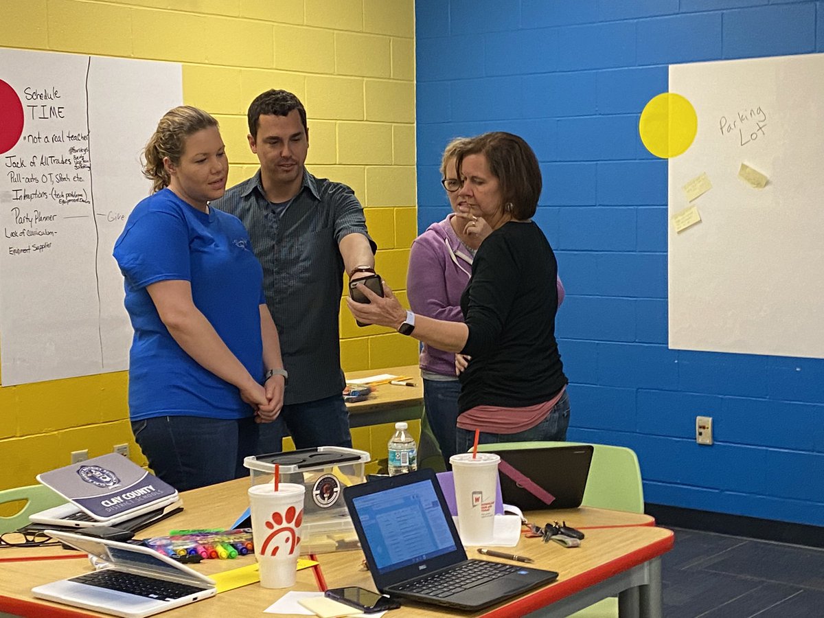 OneClayPL's tweet photo. A great day of inservice for our Elementary Technology Teachers. #csinthesunshine #technologyintegration #lessoncollaboration. https://t.co/PA55UZr0OT