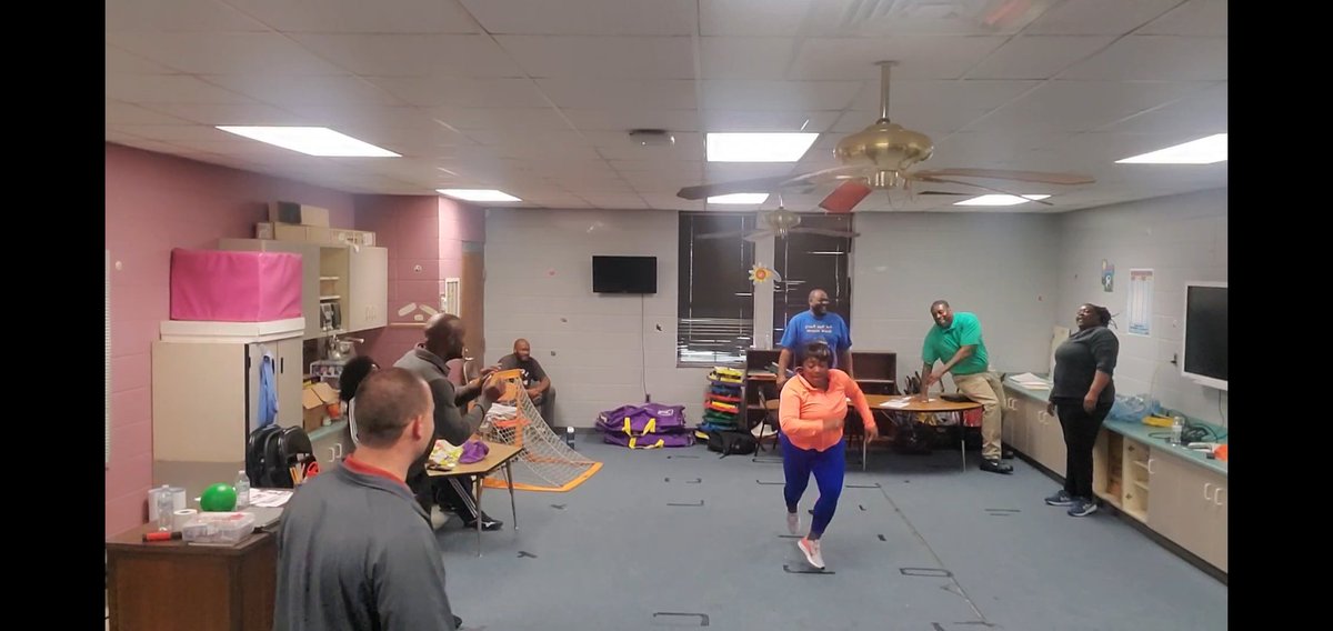 jillburt83's tweet photo. Physical Education department had the BEST day of PD! So much learning and laughter! We are #ProfessionalKIDS at heart! Thank you Jonathan Thompson for an amazing day of learning! @SelmaSchools @alabamaachieves #TeamSelma #TeamSelmaPhysed @SCSStudentsFir1 @coachitkt @KNOXPHYSED https://t.co/MzysrpVYgr